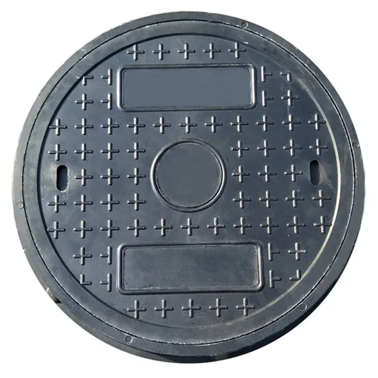 뜨거운 판매 둥근 플라스틱 맨홀 뚜껑 녹색 하수구 맨홀 뚜껑 주철